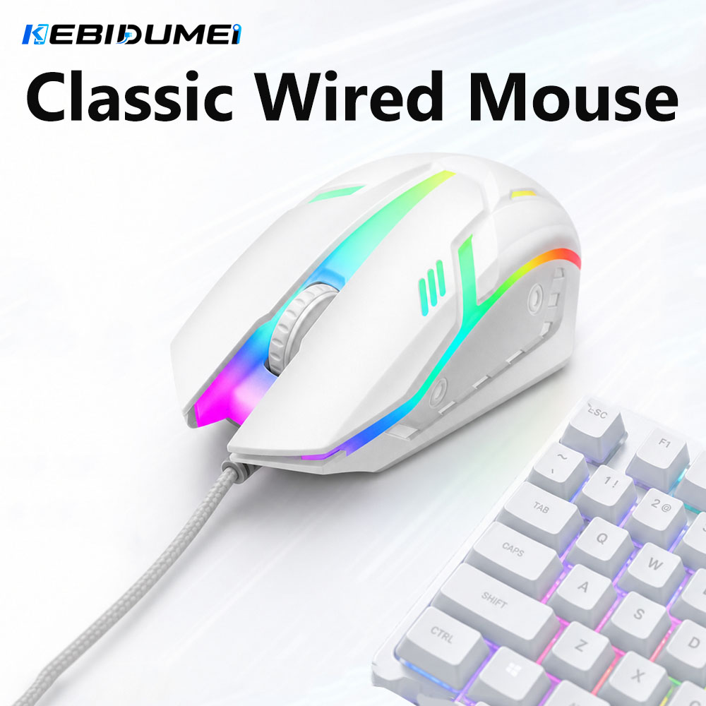 Retro Gaming Usb - KEBIDUMEI Klassieke USB-bedrade muis Gamingmuis met
