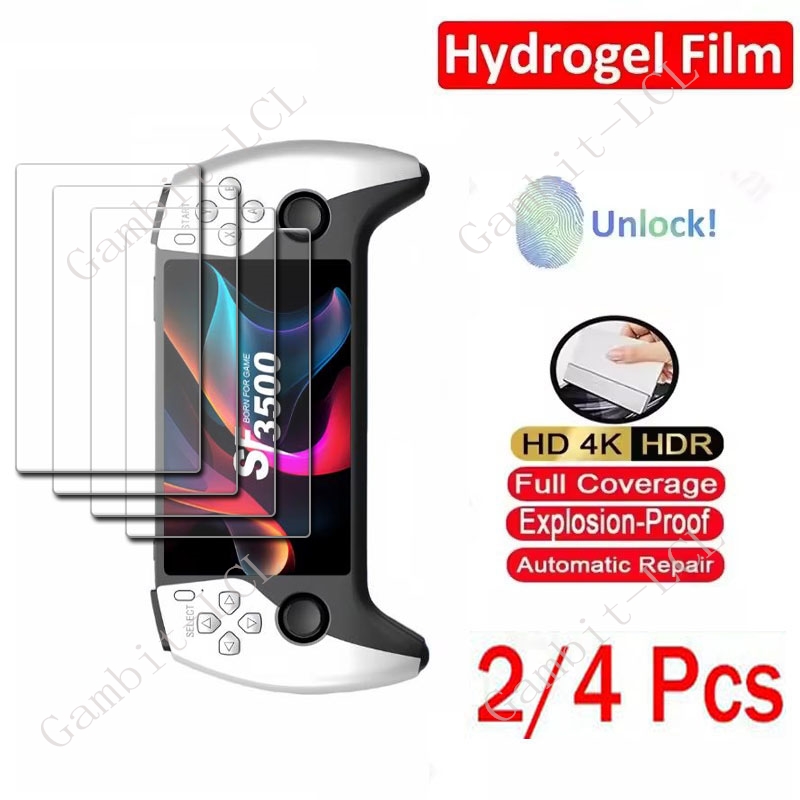 Retro Gaming Handheld Console - 2/4PCS HD Volledige Hydraulische Hydrogel Film