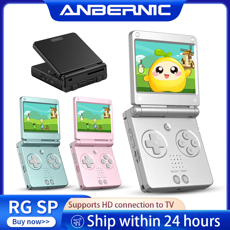 Retro Gaming Handheld Console - Anbernic RGSP Flip Retro Handheld Game