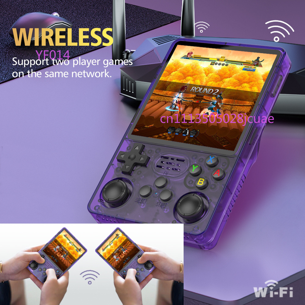 Retro Gaming Handheld Console - R36Plus Open Source Handheld Gameconsole, 4