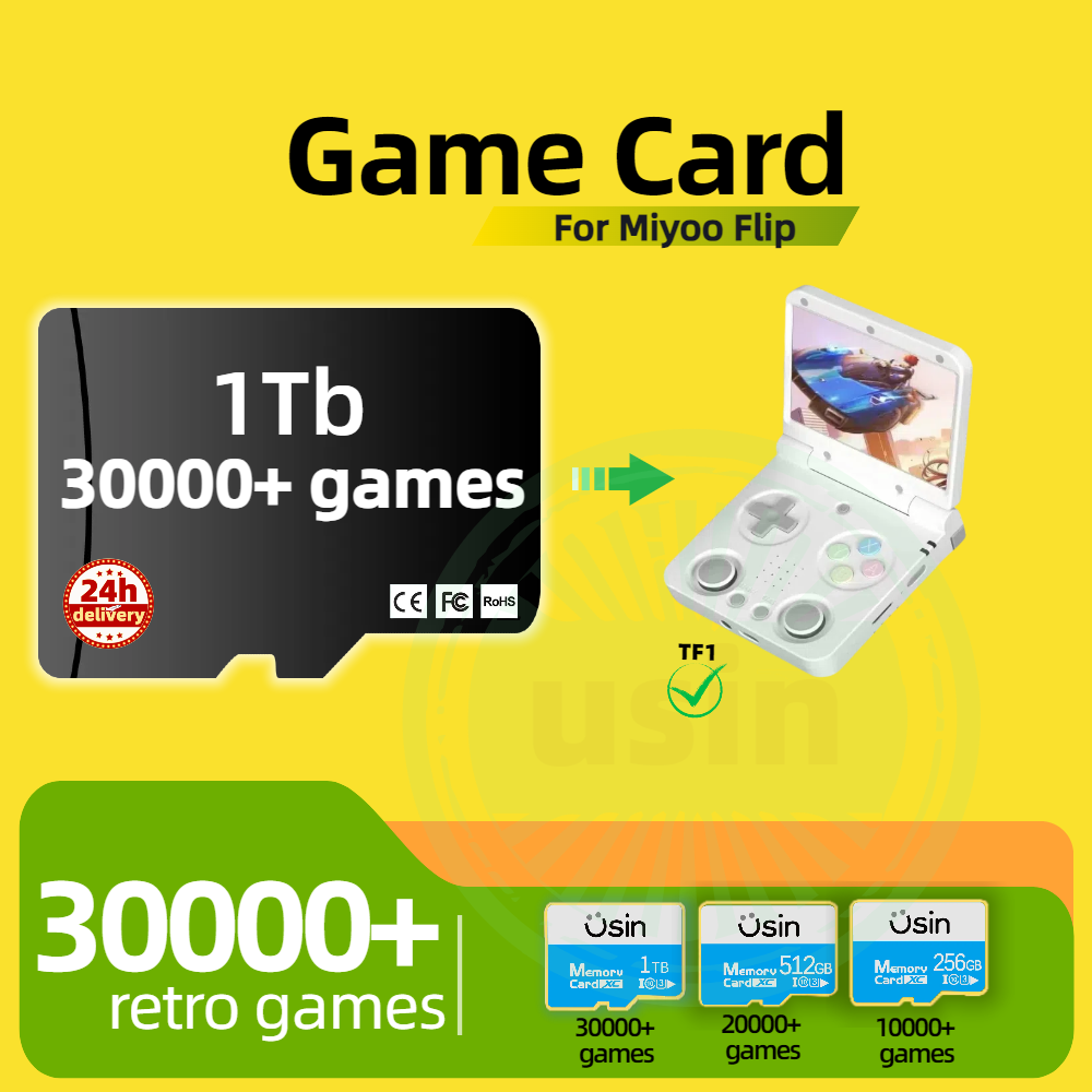Retro Gaming Handheld Console - Game Card Voor Mio Flip 30000