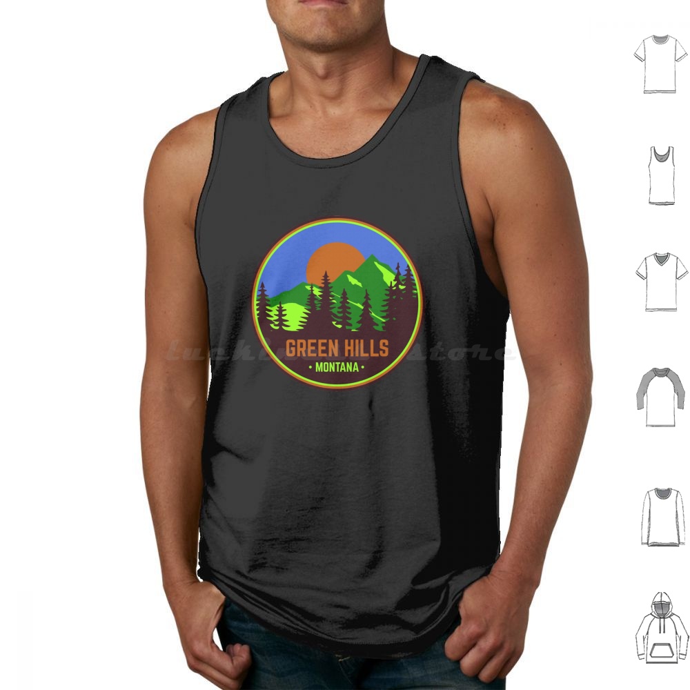 Retro Gaming Zone - Green Hills Montana Tanktops Vest Mouwloos