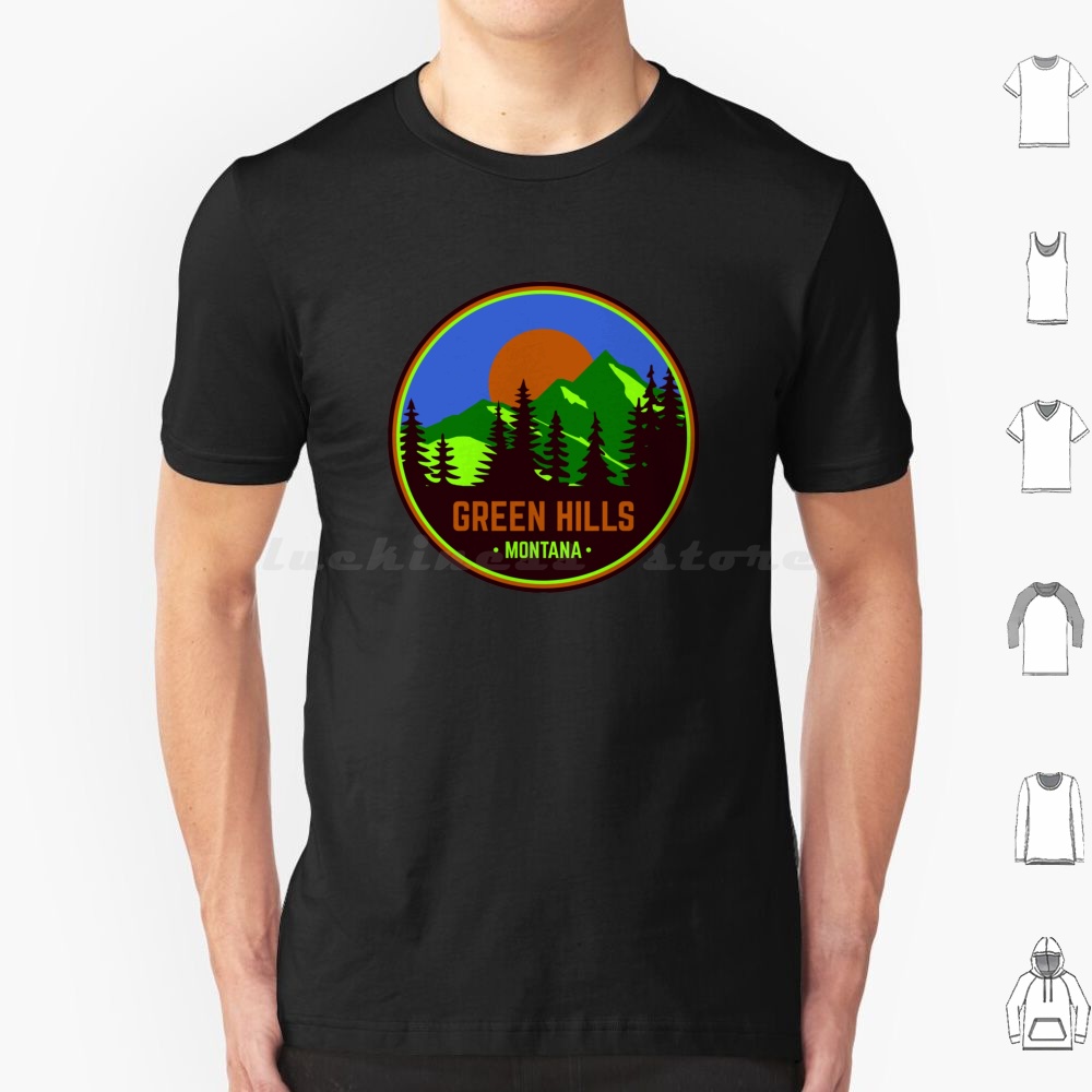 Retro Gaming Zone - Green Hills Montana T-shirt 6xl Katoen