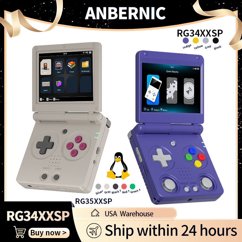 Anbernic RG34XXSP RG35XXSP Fli - Retro Gaming Handheld Console recensie en prijs