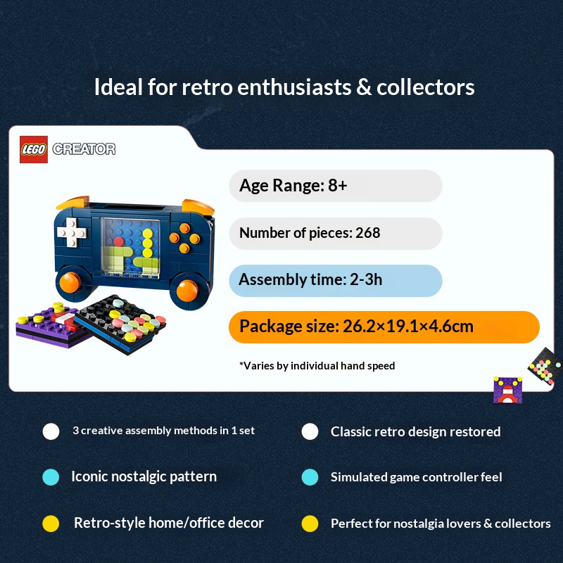 LEGO Creator 3-in-1 Bouwstenen - Retro Gaming Handhelds recensie en prijs