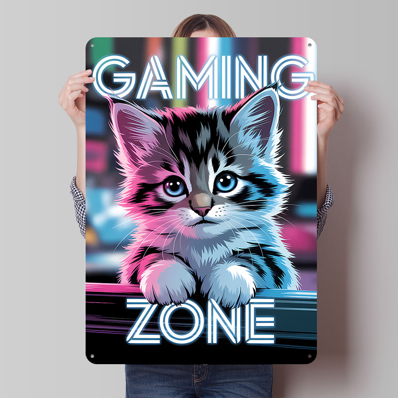 Gaming Zone Kitten Gedrukte Po - Retro Gaming Zone recensie en prijs