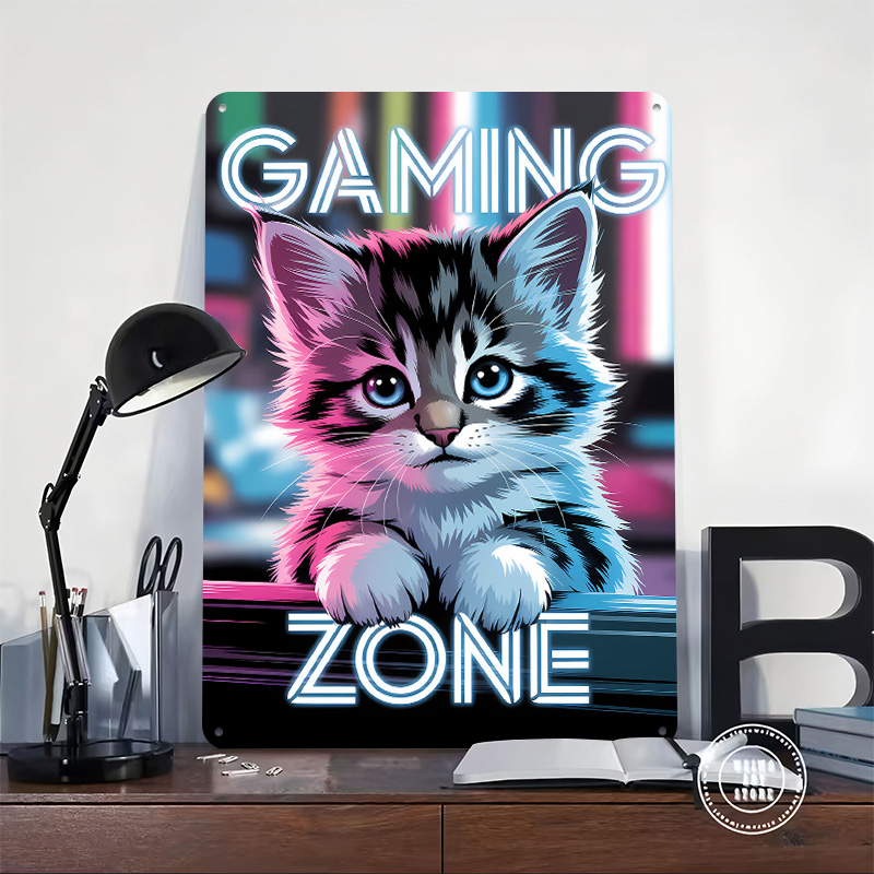 Gaming Zone Kitten Gedrukte Po - Retro Gaming Zone recensie en prijs