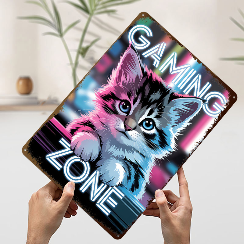 Gaming Zone Kitten Gedrukte Po - Retro Gaming Zone recensie en prijs