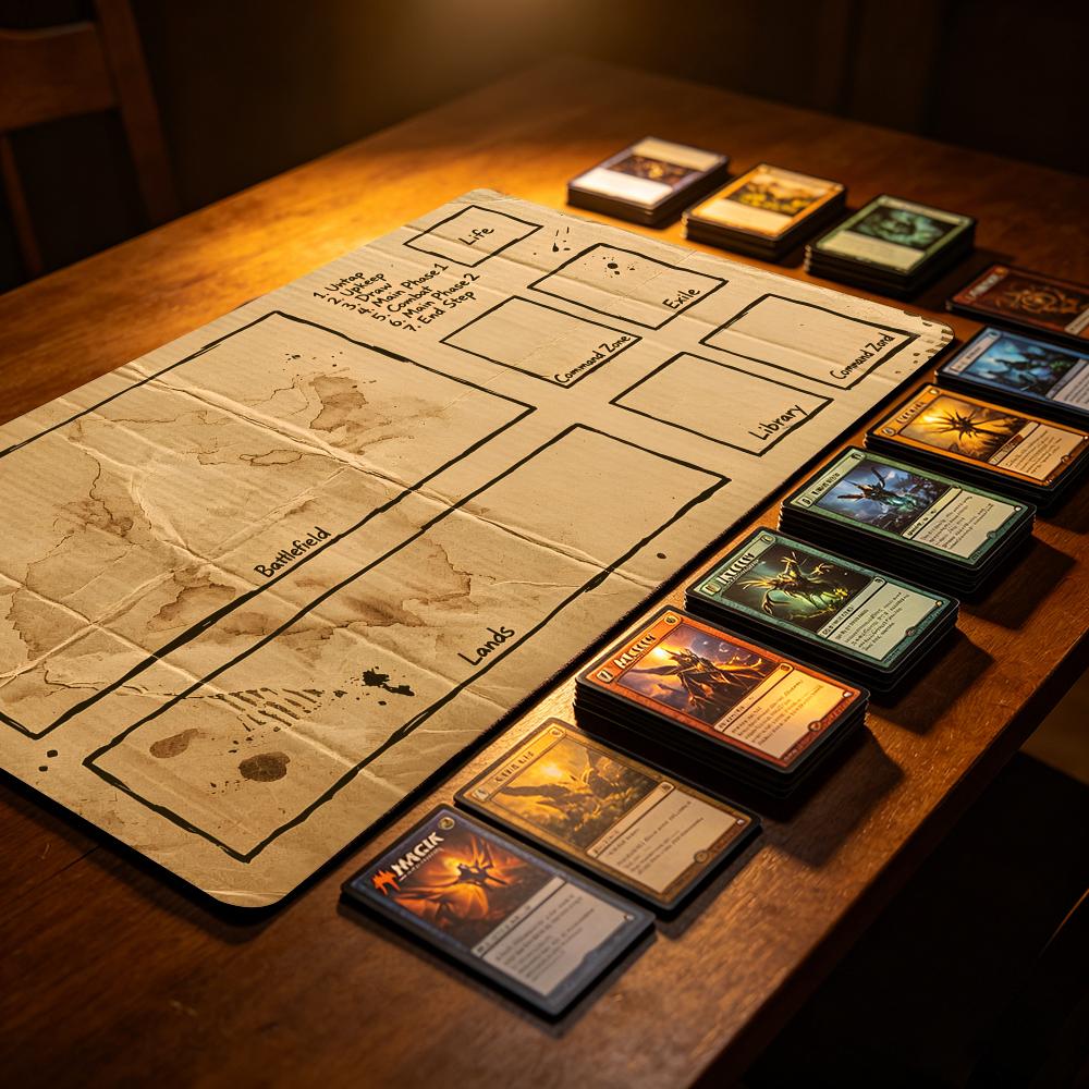Retro Aged Paper MTG Muismat M - Retro Gaming Zone recensie en prijs