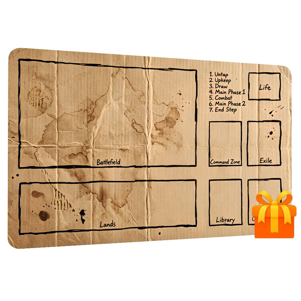 Retro Aged Paper MTG Muismat M - Retro Gaming Zone recensie en prijs