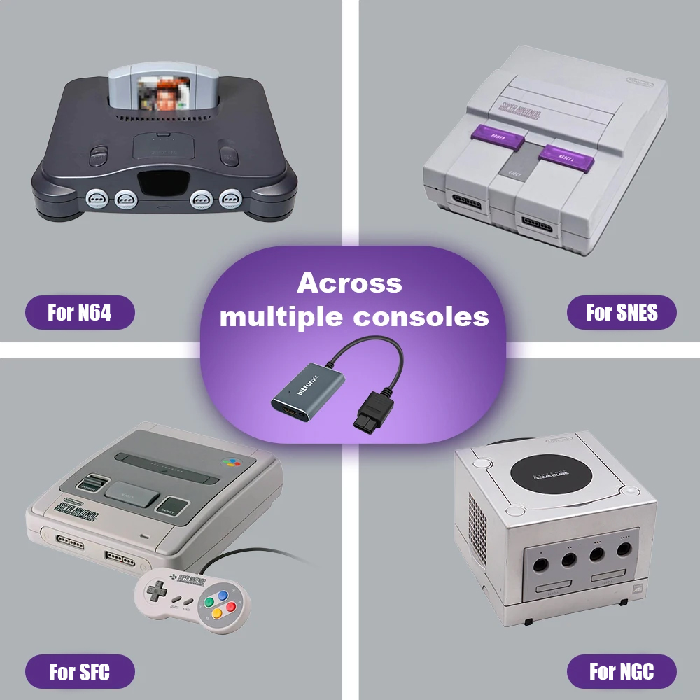 Bitfunx 720P Svideo/AV naar HD - Retro Gaming Handhelds recensie en prijs