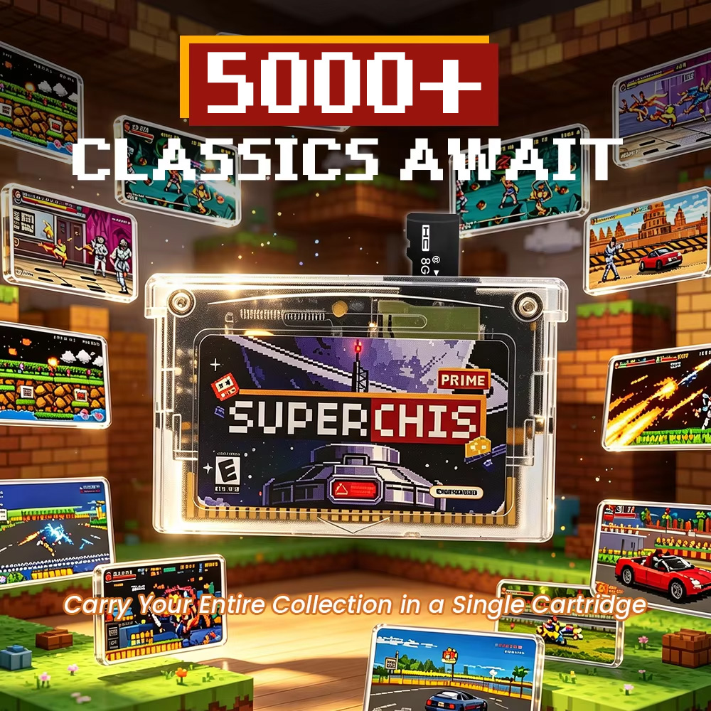 Retro Superchis Flash Game Car - Retro Gaming Handhelds recensie en prijs
