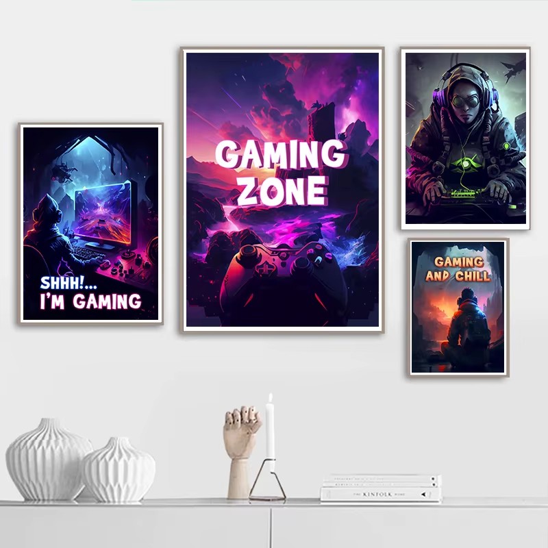 Esthetische Abstracte Gamepad  - Retro Gaming Zone recensie en prijs