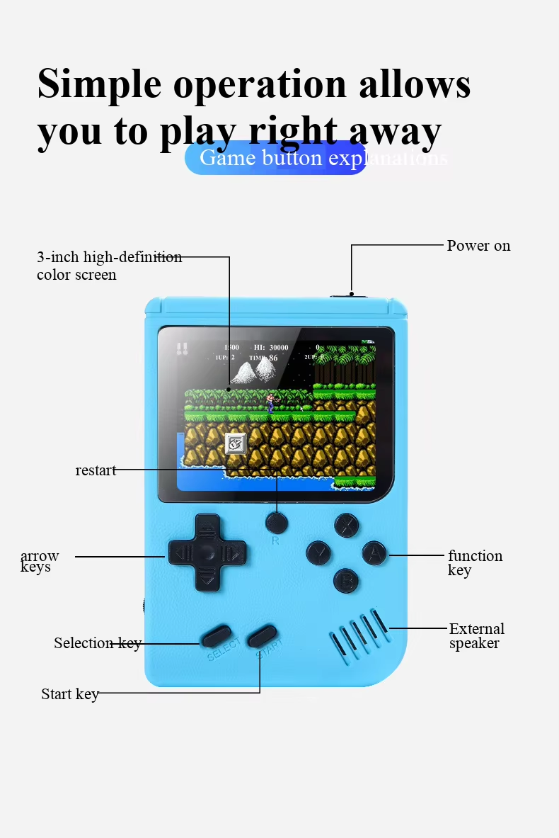 400-in-1 MINI Games Handheld G - Retro Gaming Gameboy recensie en prijs