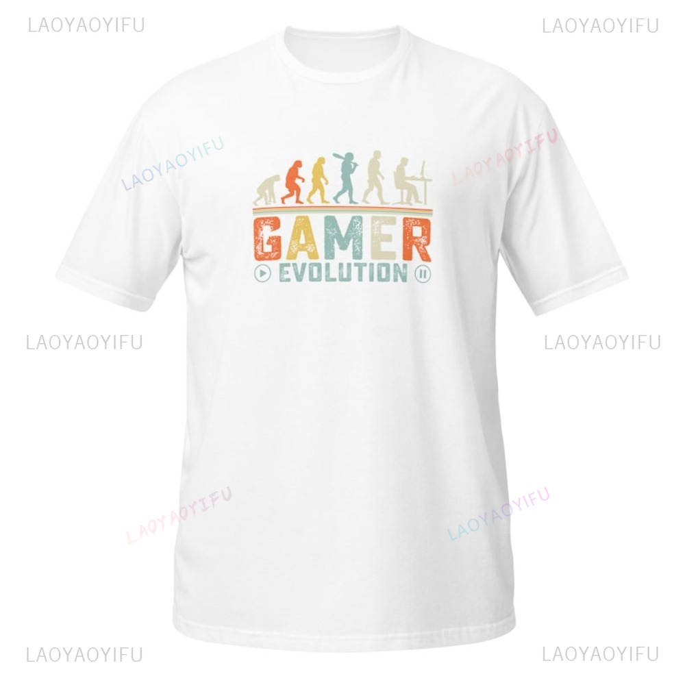 Gamer Evolution T-shirt Retro  - Retro Gaming Ideas recensie en prijs