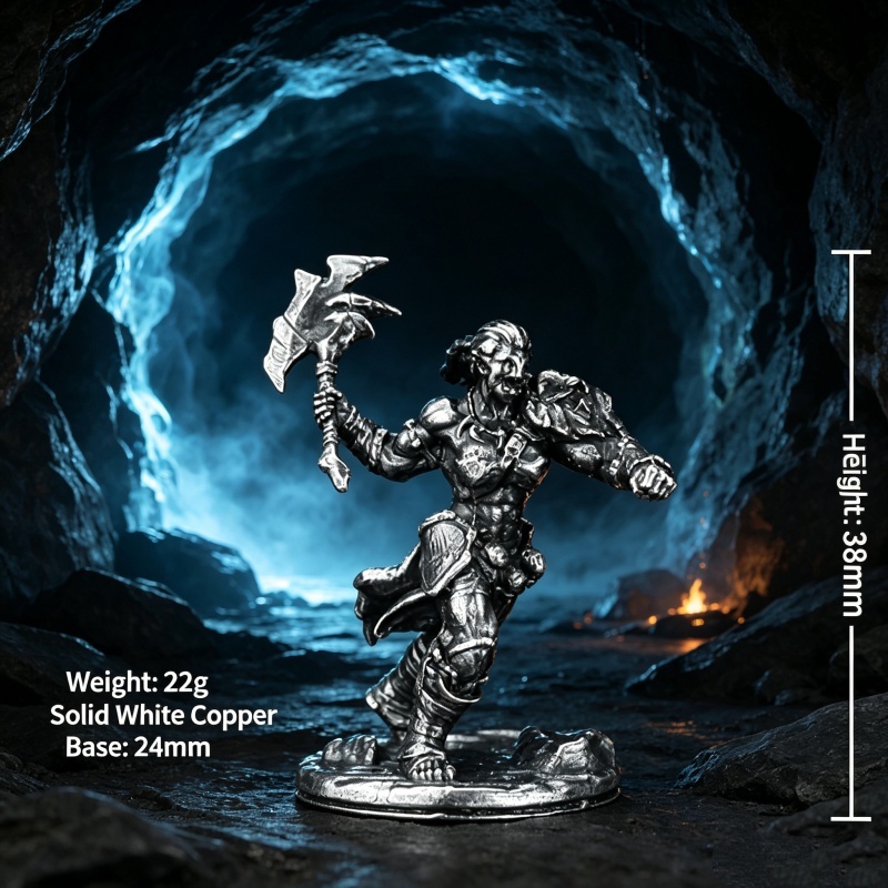 Orc Warrior miniatuur metalen  - Retro Gaming Fun recensie en prijs