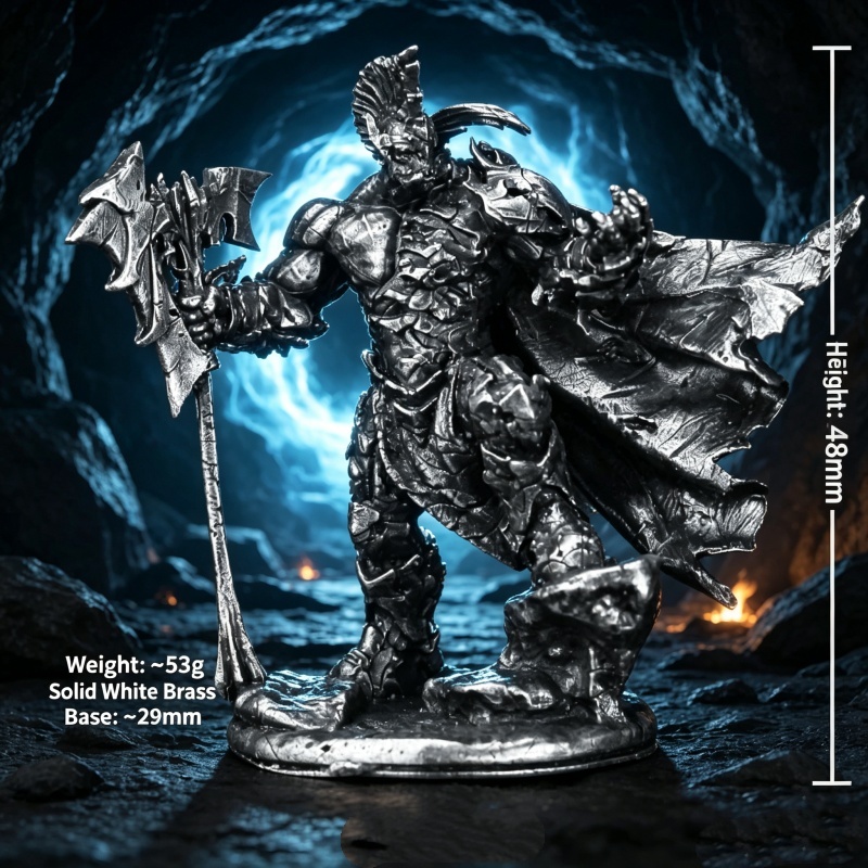 Orc Warrior miniatuur metalen  - Retro Gaming Fun recensie en prijs