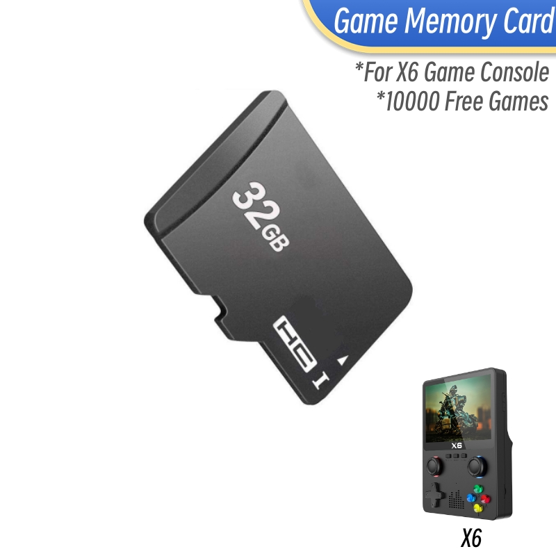 Game Card Voor X6 Game Console - Retro Gaming X6 recensie en prijs