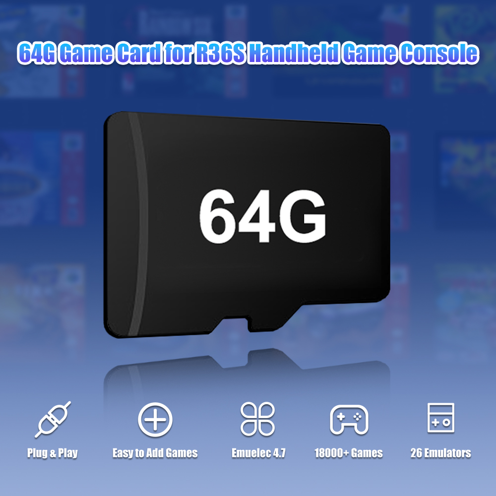 64G Game TF-kaart voor R36S Vi - Retro Gaming Handheld Console recensie en prijs