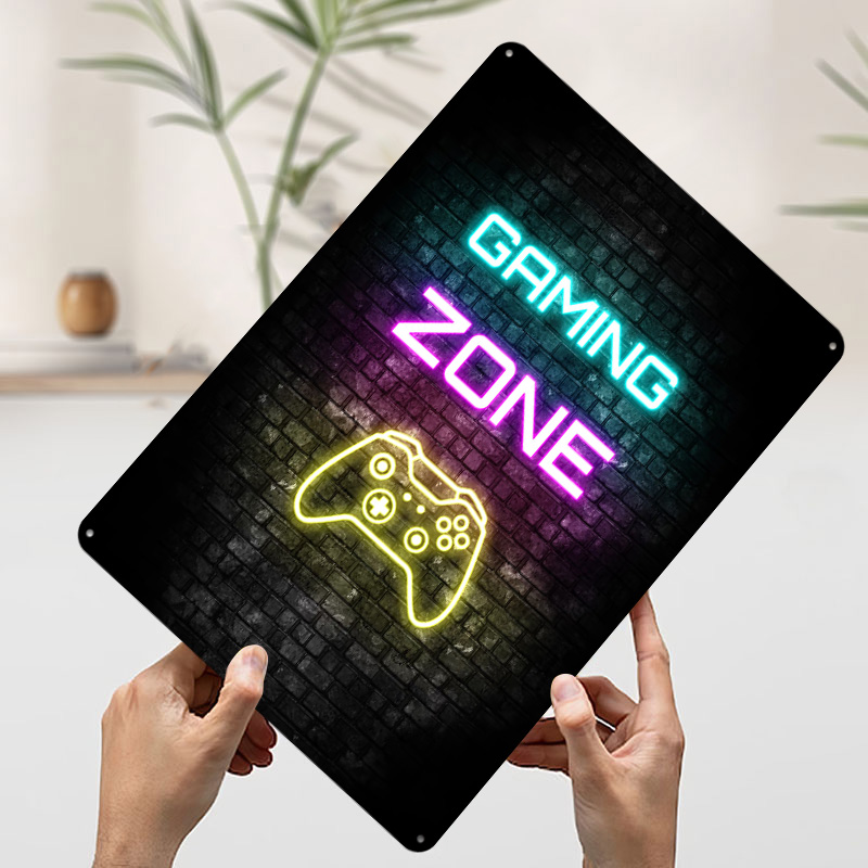 Gaming Zone Neon Sign op Bakst - Retro Gaming Zone recensie en prijs
