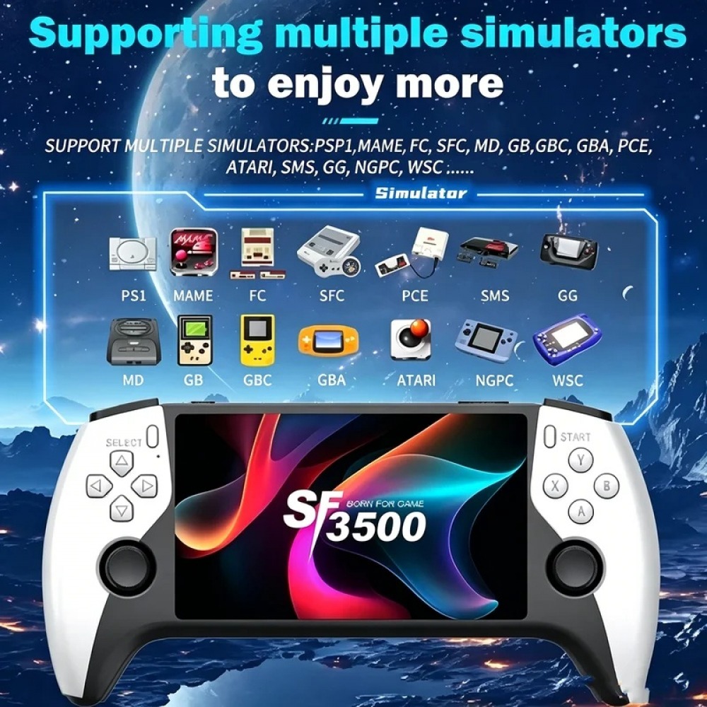 SF3500 5 inch Handheld Game Co - Retro Gaming Handheld Console recensie en prijs